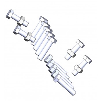 Knife Blade Bolt Kit - Hansa C13 & C16