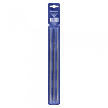 Husqvarna Round File, 3/16" (4.8mm) x 8" (200mm) Long - Pack Of 3