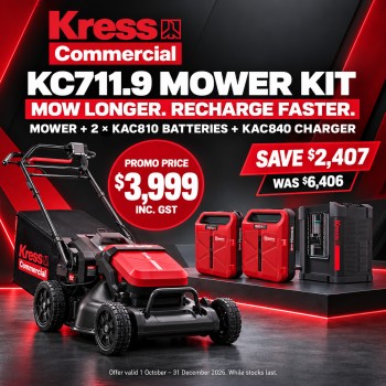 Kress KC711.9 Commercial Mower - Promotional Kit