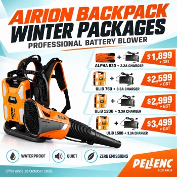 Pellenc Airion Backpack Blower - Winter Promo Kit