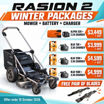 Pellenc Rasion 2 Easy Commercial Battery Mower - Winter Promo Kit