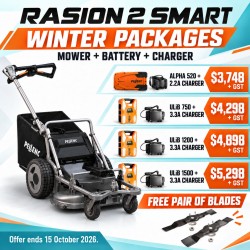 Pellenc Rasion 2 Smart Commercial Battery Mower - Winter Promo Kit Pellenc Rasion 2 Smart Commercial Battery Mower - Winter Promo Kit