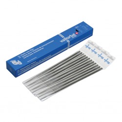 Vallorbe Round File, 5/32" (4.0mm) x 8" (200mm) Long - 12 files